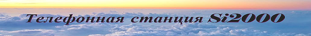 Телефонная
станция Si2000